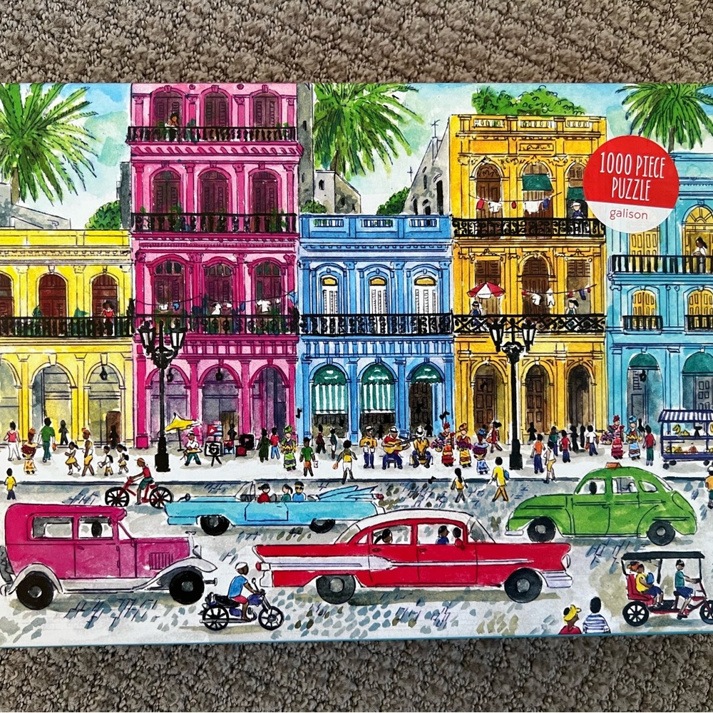 Galison Cuba by Michael Storrings Puzzle 1000 pcs